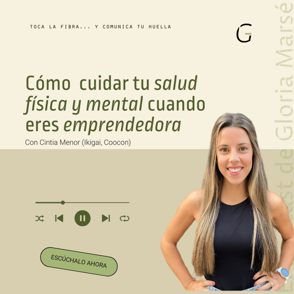 Cintia Menor en una entrevista sobre salud y emprendimiento