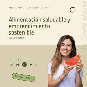 alimentación saludable con Gina Estapé de my healthy bites