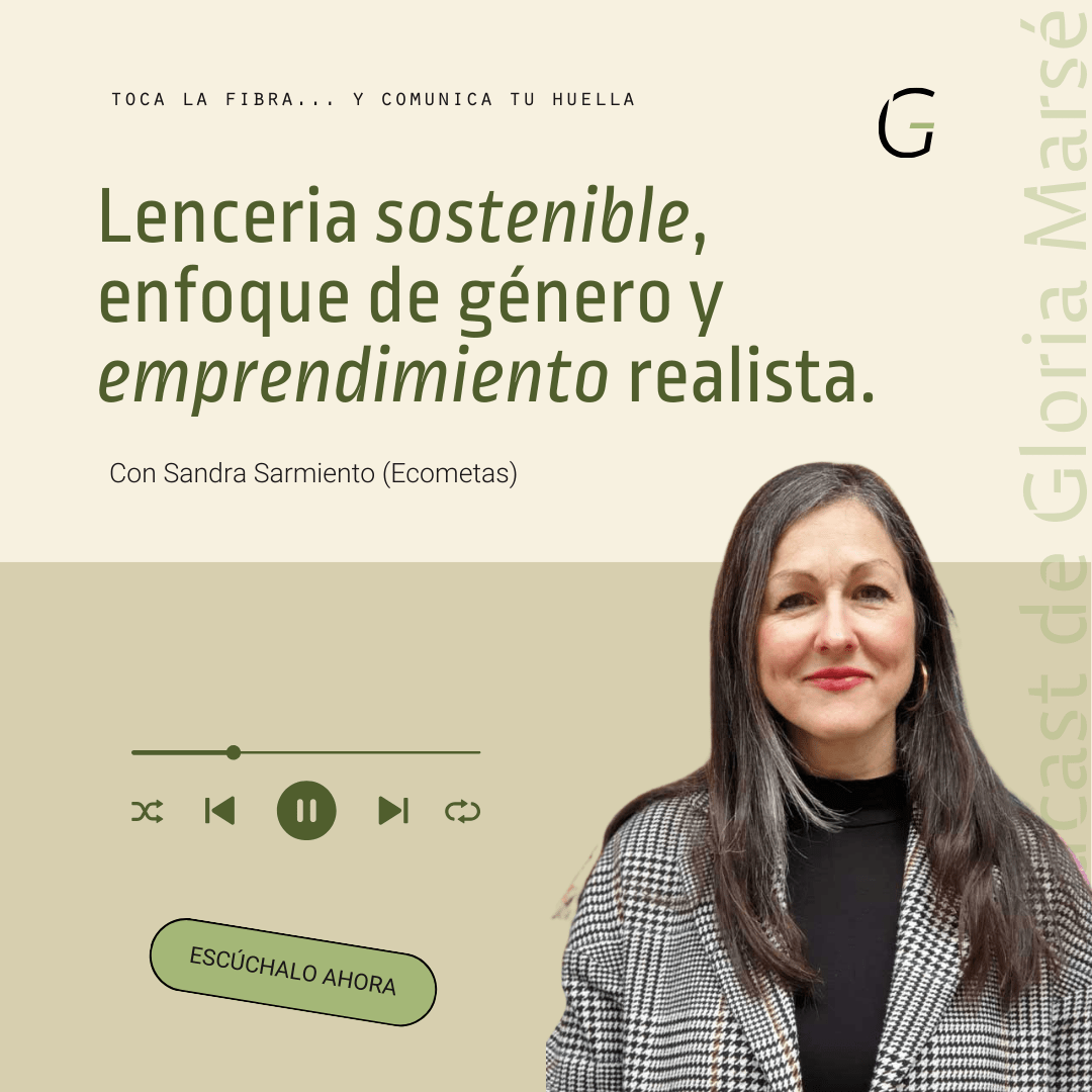 entrevista sobre lencería sostenible a la CEO de Ecometas, Sandra Sarmiento.